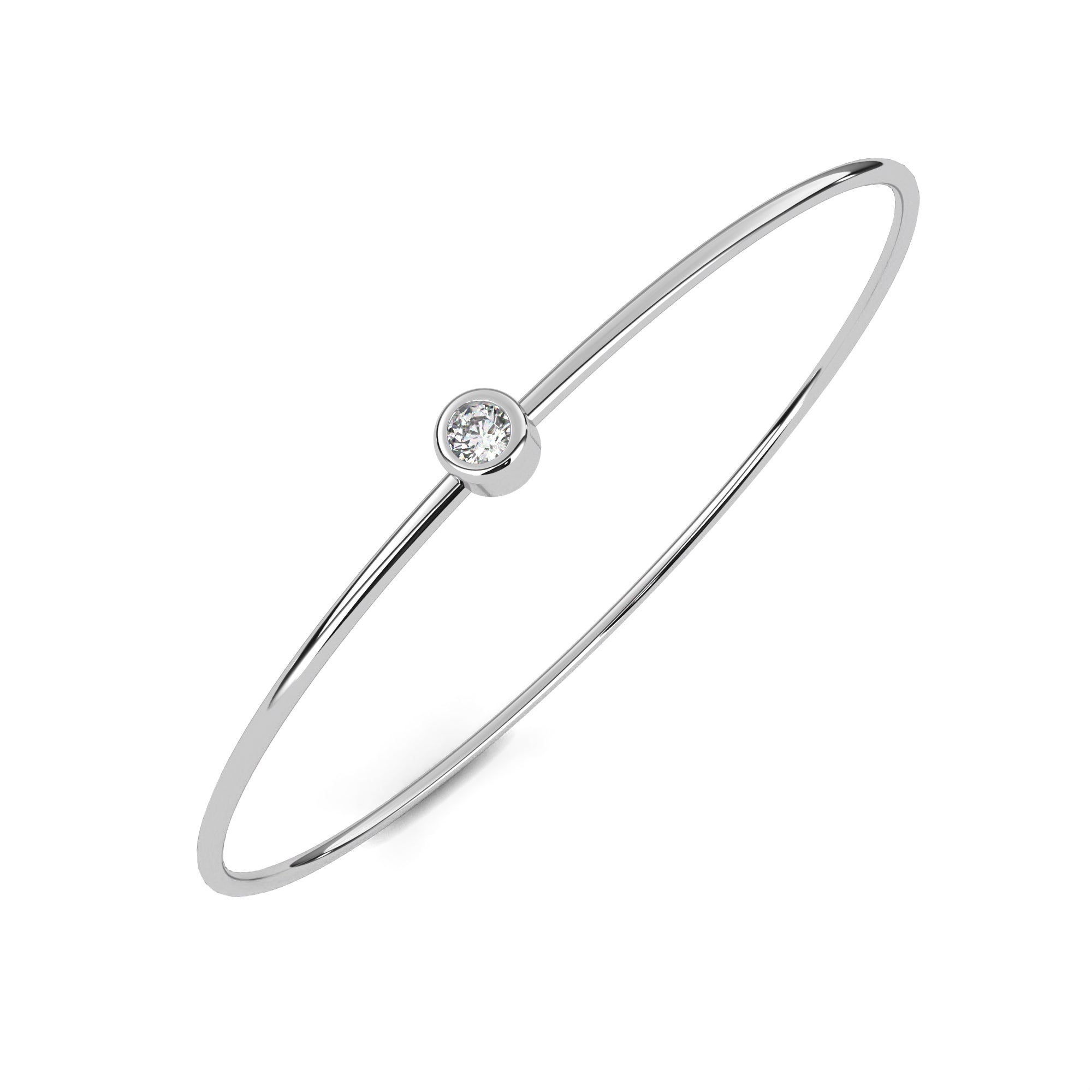 Solitairekart 0.09ct Round Cut Natural Diamond Bracelet-HI Color. VS-SI Clarity